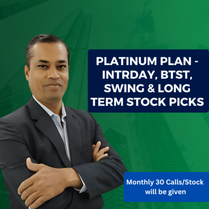 Platinum Plan – BTST, Swing, Long-Term & Intraday Calls Stock Recommendations by SEBI Registered Analyst  INH000019284 - Amarlal Bhatia